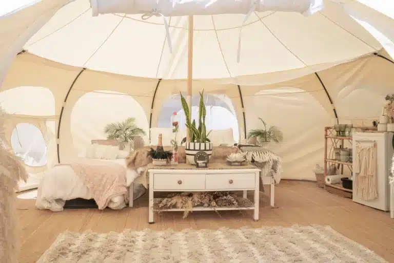 Glamping tent